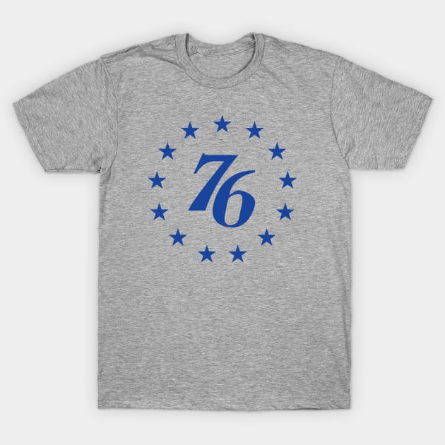 76 Stars Alt T-Shirt by Center City Threads